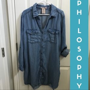 Philosophy - Chambray Dress